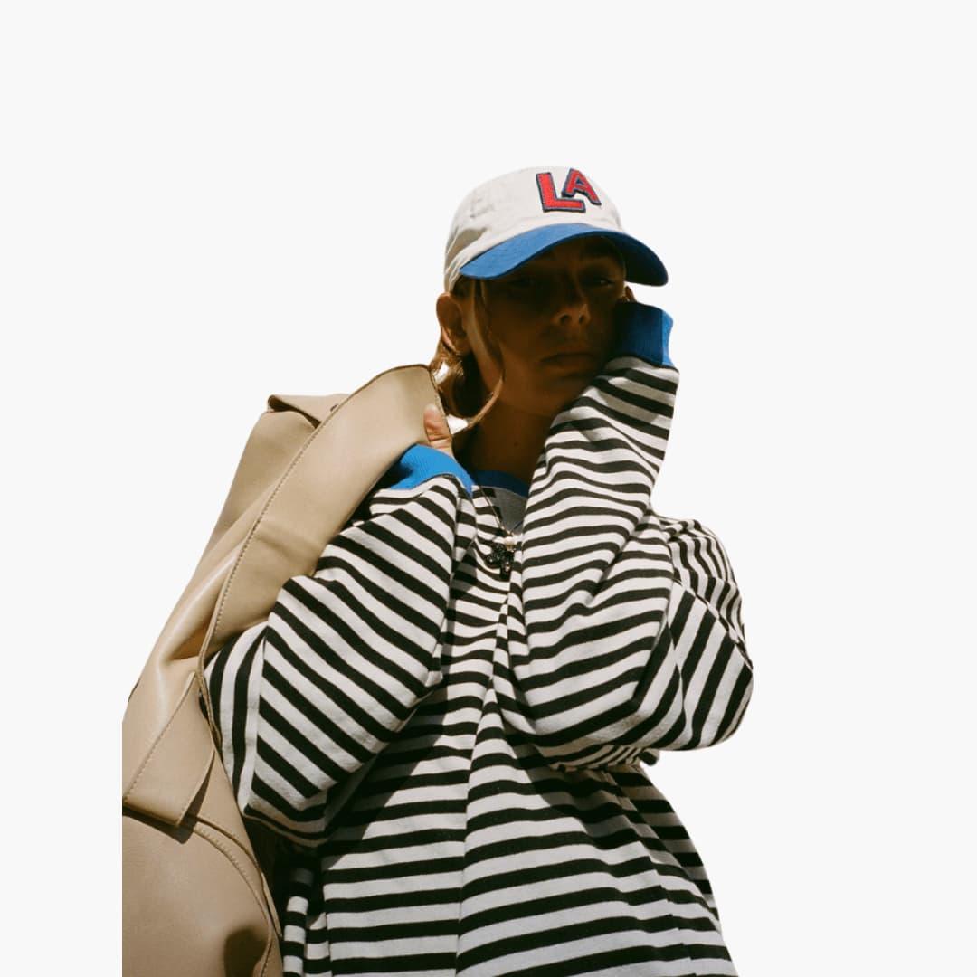 Maren | Women's Striped Relaxed Fit Long Sleeve Jumper