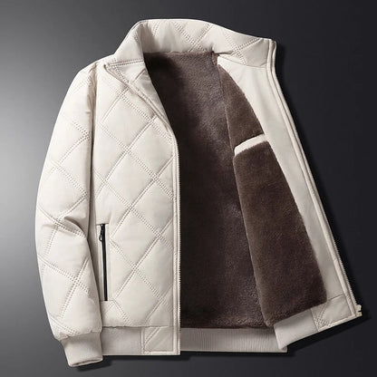 Ansgar | Men's Fleece Lined Quilted Windproof Winter Jacket