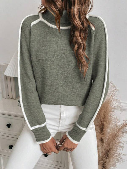 Marnie | Women's Polo Neck Knit Long Sleeve Jumper