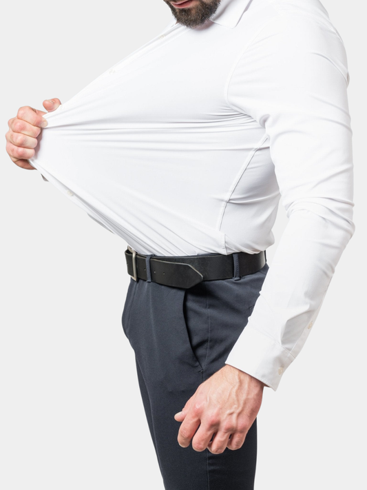 Ashford | Men's Slim Fit Stretch Wrinkle-Resistant Long Sleeve Shirt