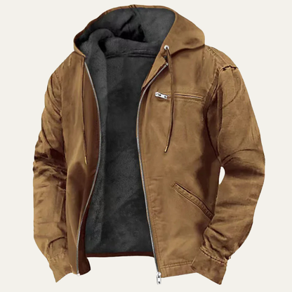 Bracken | Men's Fleece Lined Hooded Full-Zip Jacket