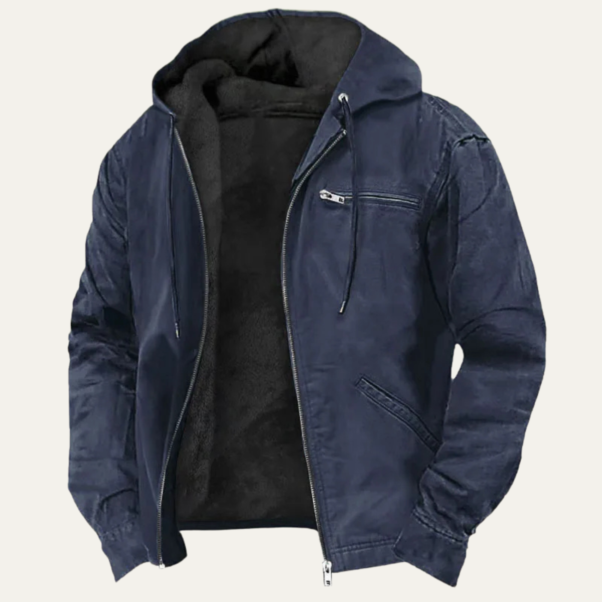 Bracken | Men's Fleece Lined Hooded Full-Zip Jacket