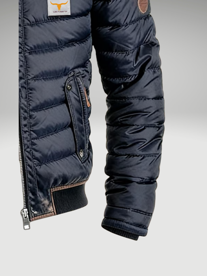 Rockwell | Men's Quilted Padded High Collar Puffer Jacket