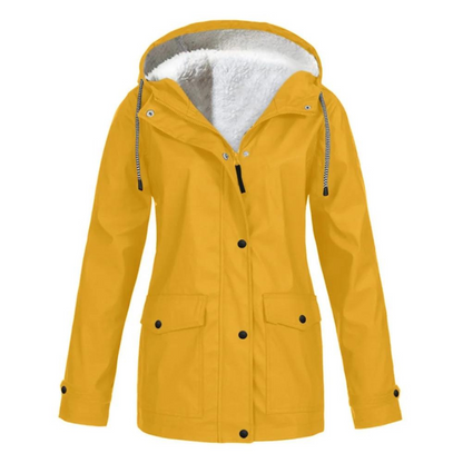 Bristelle | Women's Windproof Waterproof Hooded Fleece Lined Rain Jacket
