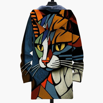 Milo | Women's Zip-Up Hooded Fleece-Lined Graphic Jacket
