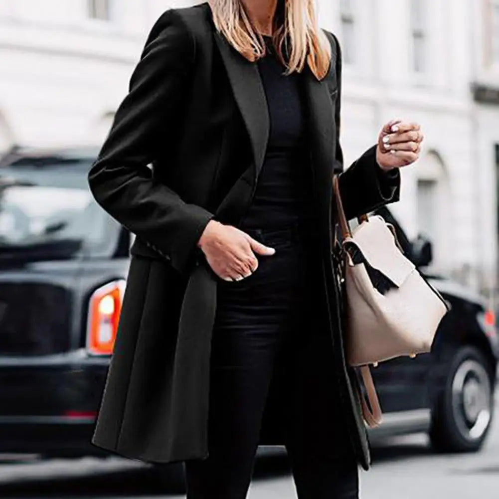 Camryn | Women's Longline Tailored Wool-Blend Coat