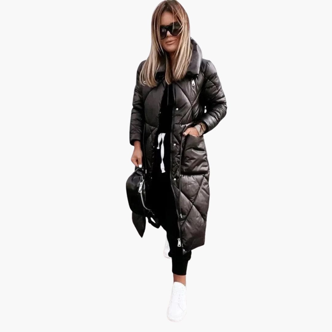 Aurelia | Women's Long Quilted Padded Puffer Coat