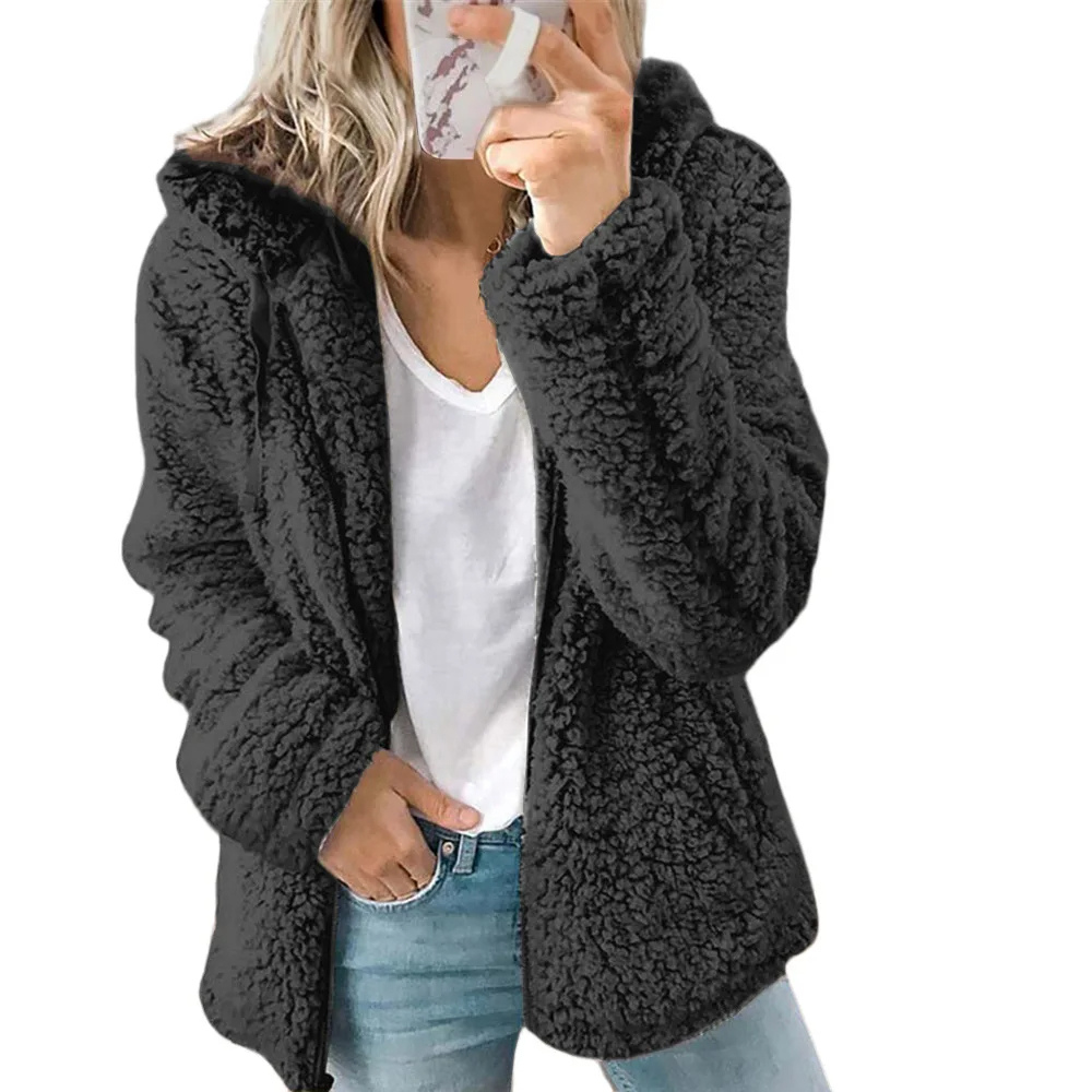 Delphora | Women's Hooded Fleece Zip Up Jacket