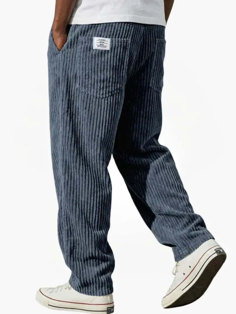 Rowan | Men's Corduroy Relaxed Fit Ribbed Trousers