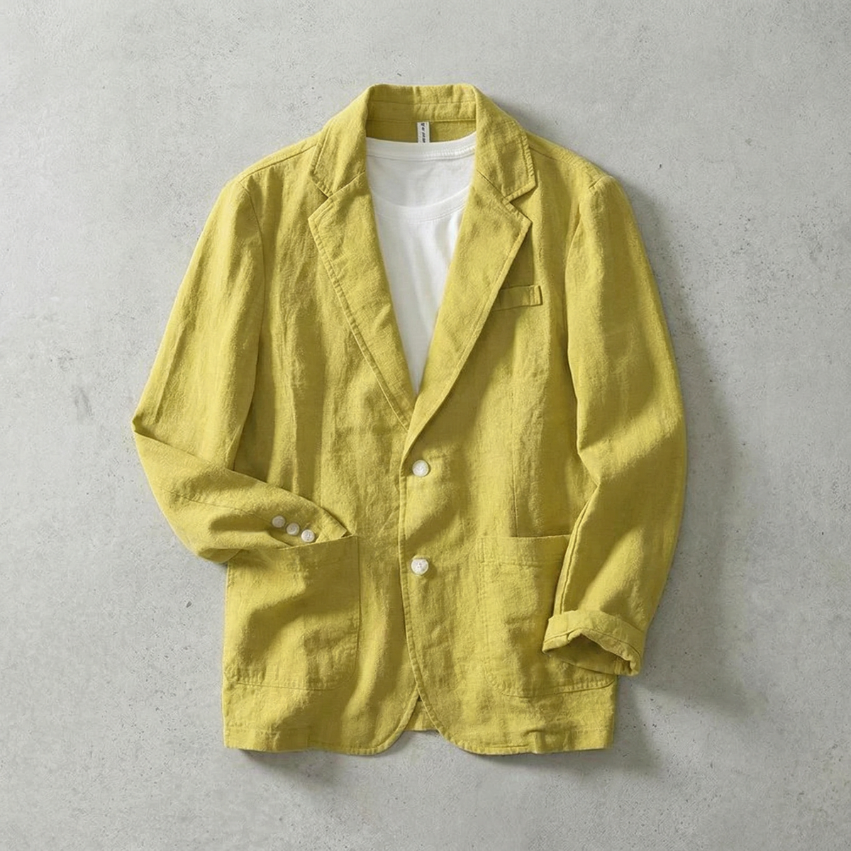 Alaster | Men's Linen Blend Tailored Smart Casual Jacket