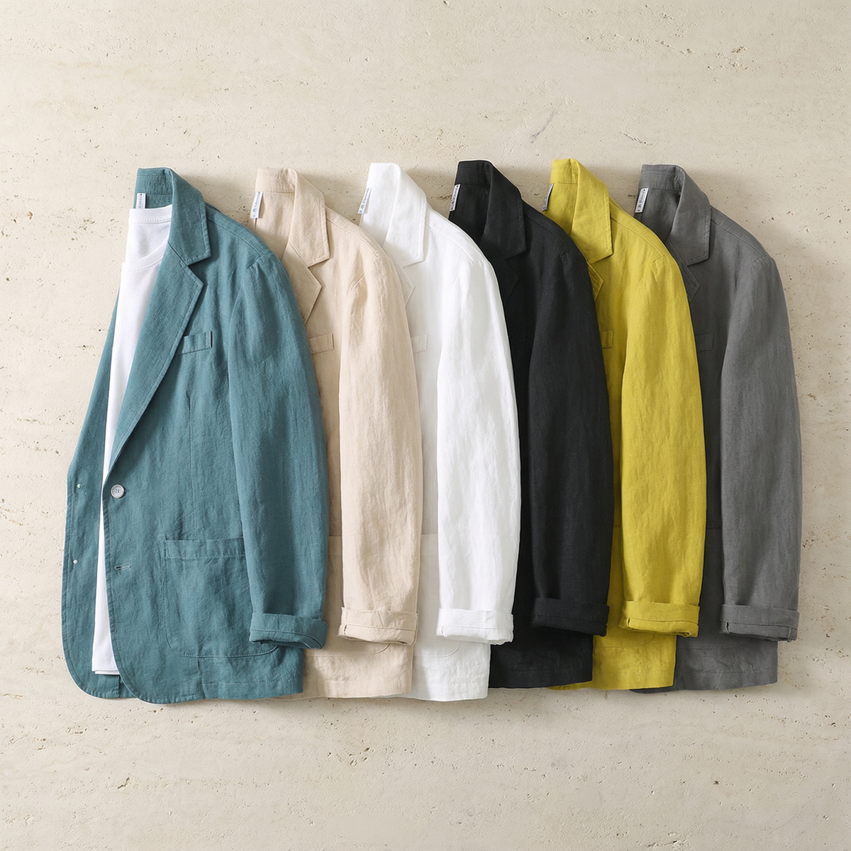 Alaster | Men's Linen Blend Tailored Smart Casual Jacket