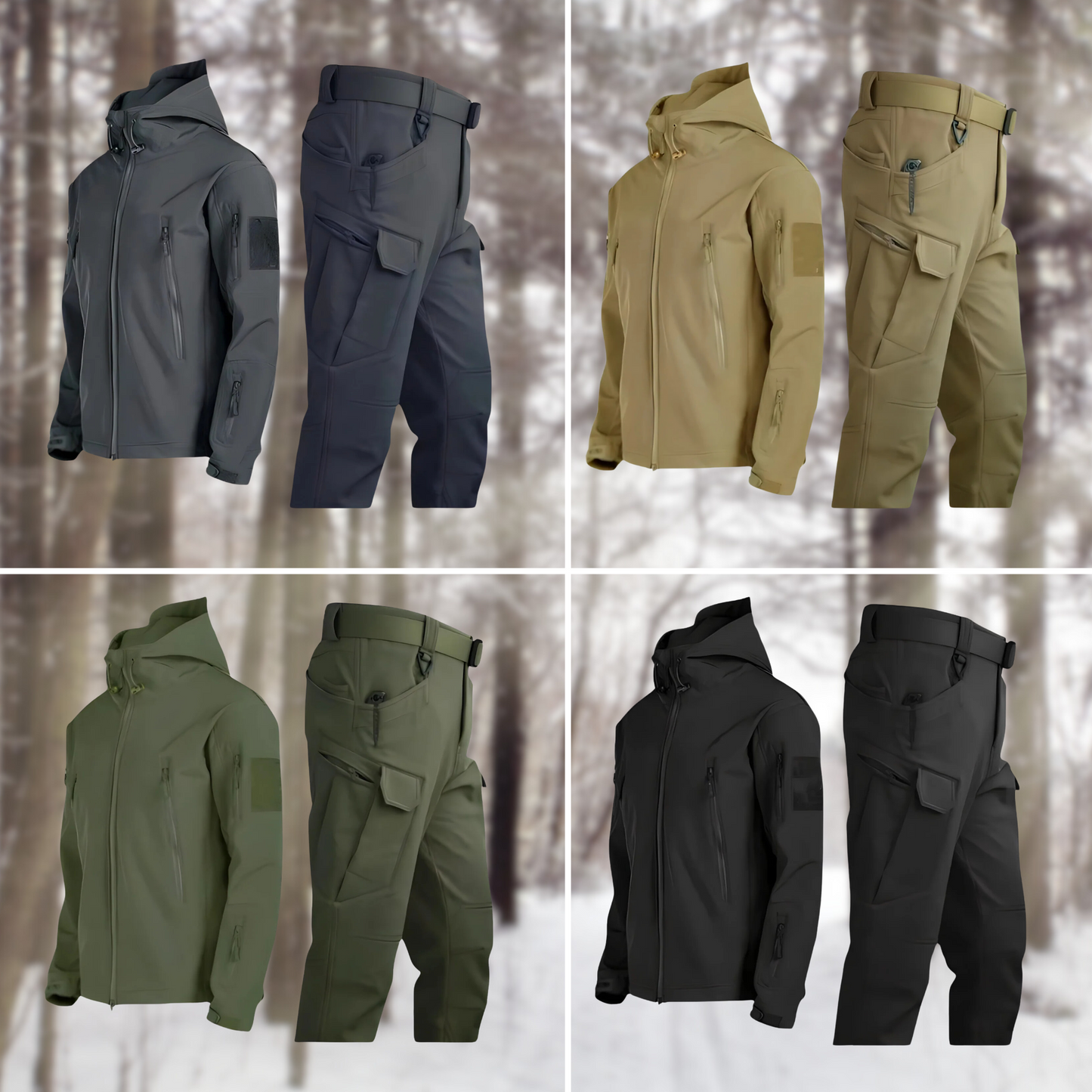 Ridgeline | Men's Waterproof Hooded Tactical Outdoor Set