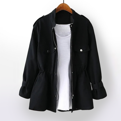 Coralind | Women's Utility Drawstring Waist Pocket Field Jacket