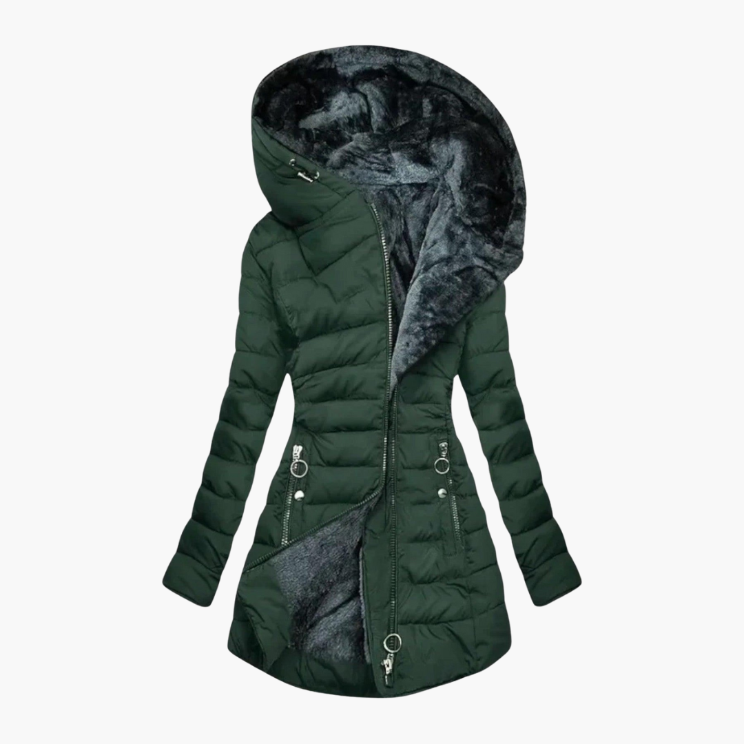 Marlowe | Women's Hooded Fleece-Lined Insulated Puffer Coat