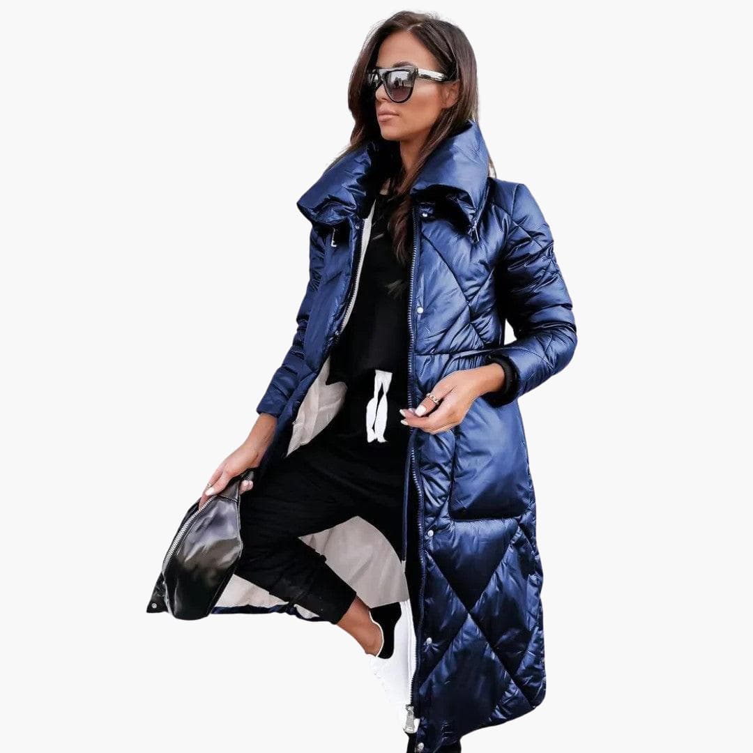 Aurelia | Women's Long Quilted Padded Puffer Coat