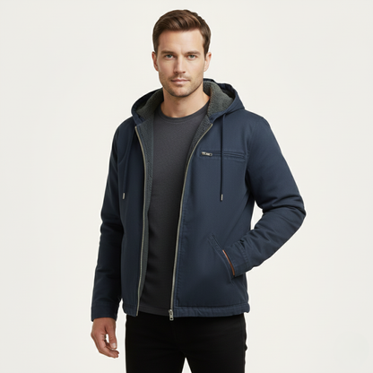 Bracken | Men's Fleece Lined Hooded Full-Zip Jacket