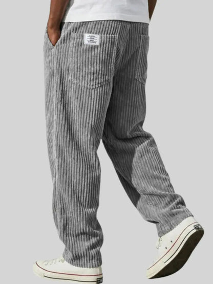 Rowan | Men's Corduroy Relaxed Fit Ribbed Trousers