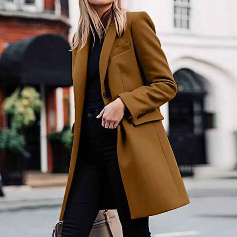 Camryn | Women's Longline Tailored Wool-Blend Coat
