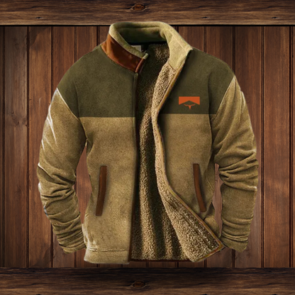 Grayson | Men's Western Aztec Print Zip-Up Fleece Jacket