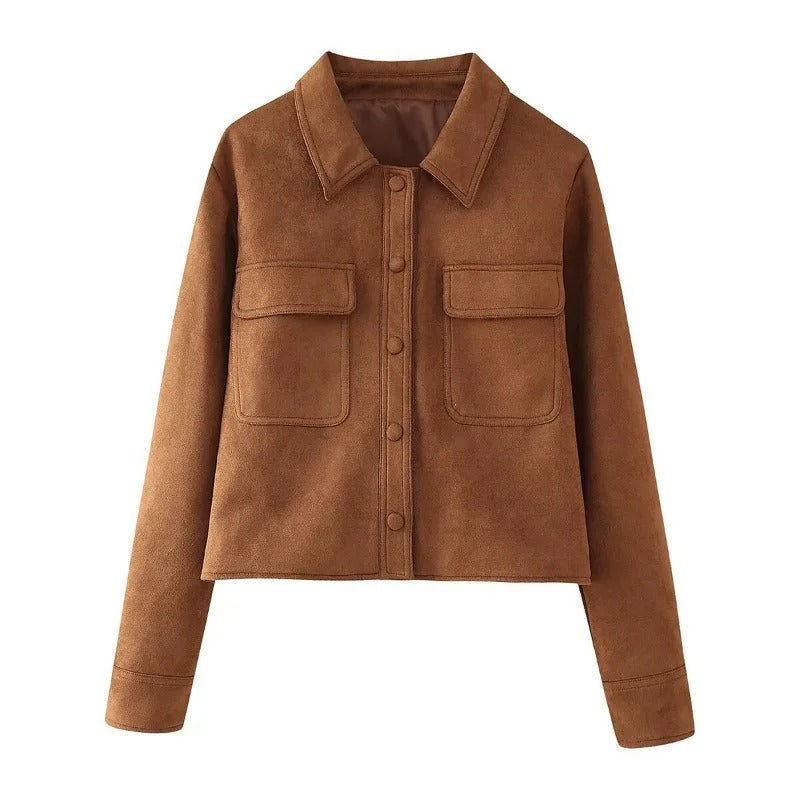 Rutger | Men's Suede Trucker Shirt Jacket