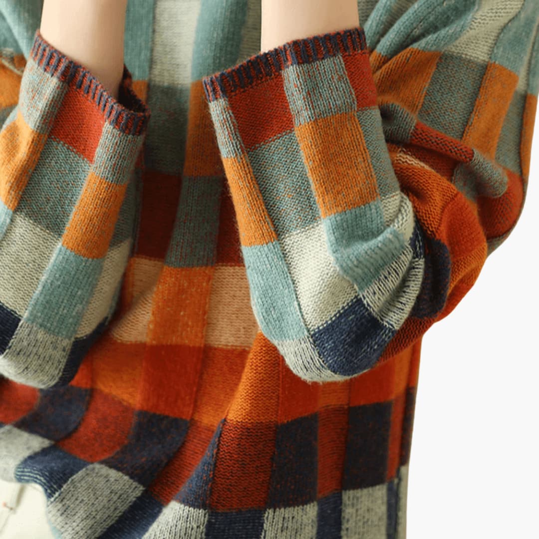 Sienna | Women's Colourful Turtleneck Relaxed Knit Jumper
