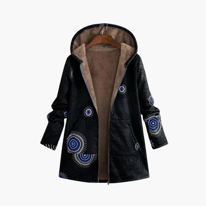 Marisol | Women's Hooded Sherpa-Lined Boho Winter Jacket