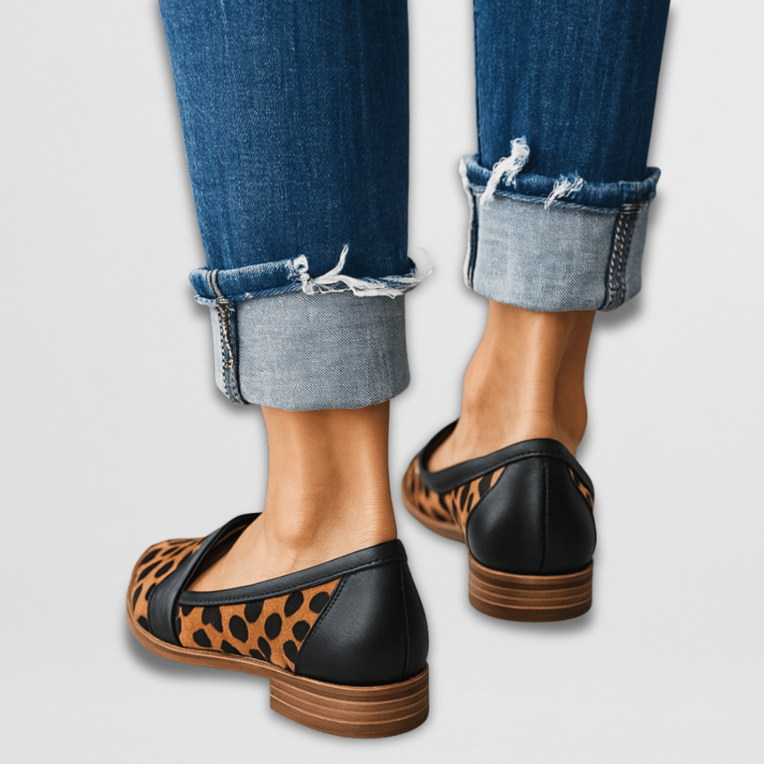 Helen | Loafers Pointed Toe Suede Slip On Orthopedic Flat