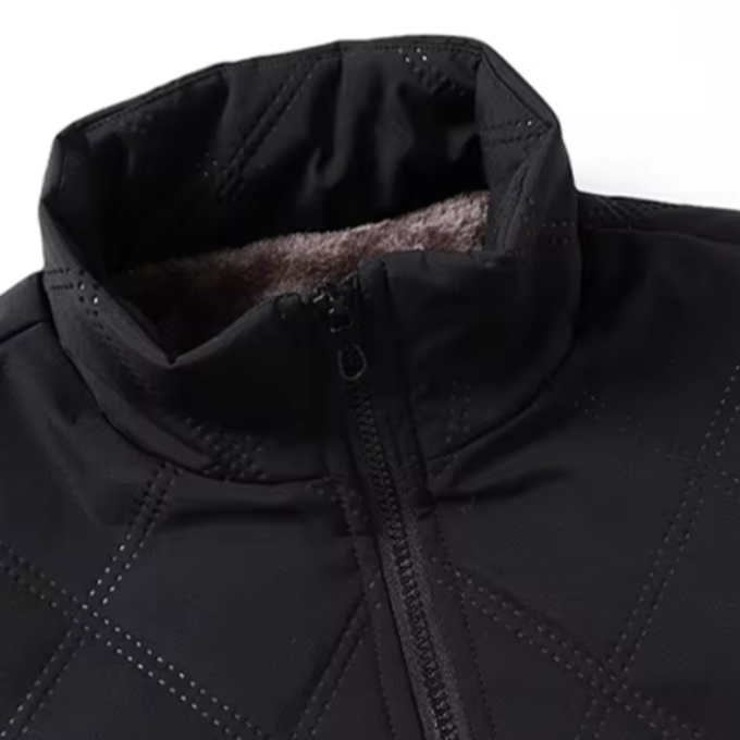Ansgar | Men's Fleece Lined Quilted Windproof Winter Jacket