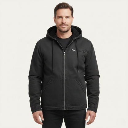 Bracken | Men's Fleece Lined Hooded Full-Zip Jacket