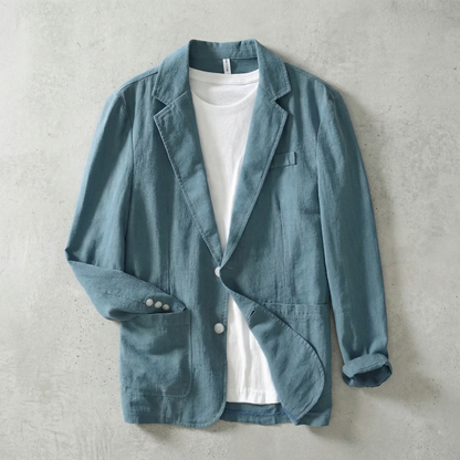 Alaster | Men's Linen Blend Tailored Smart Casual Jacket
