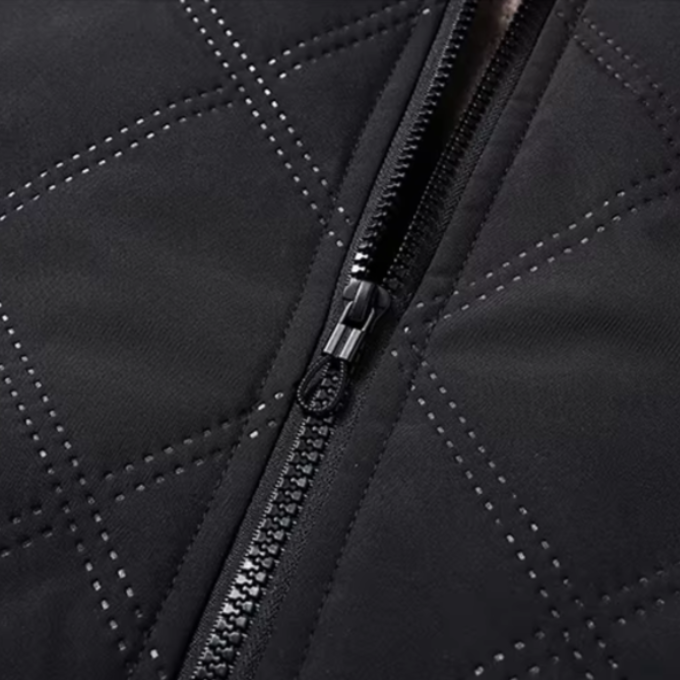 Ansgar | Men's Fleece Lined Quilted Windproof Winter Jacket