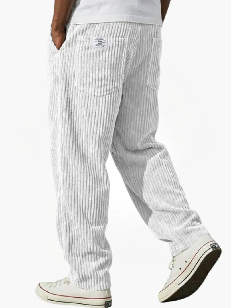 Rowan | Men's Corduroy Relaxed Fit Ribbed Trousers