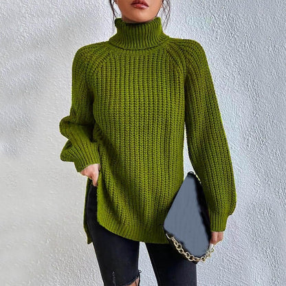 Marlowette | Women's Roll Neck Chunky Knit Oversized Jumper