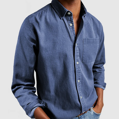 Hollis | Men's Smart Casual Tailored Long Sleeve Button Shirt