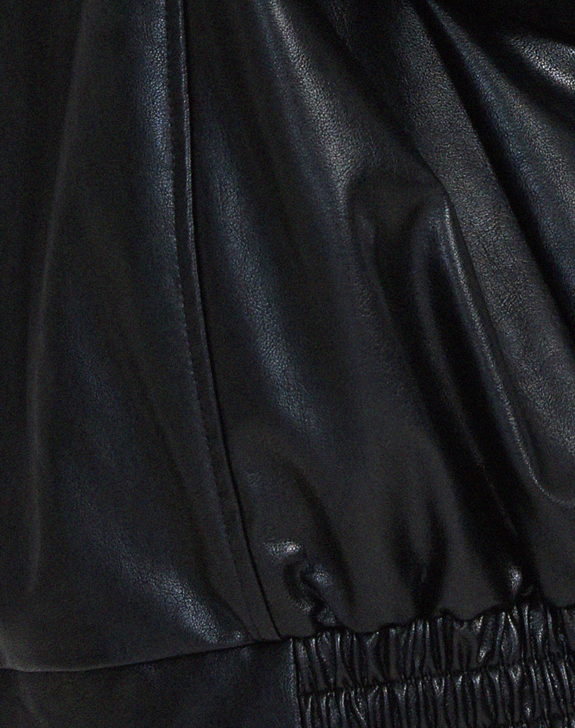 Rosalind | Women's Oversized Faux Leather Bomber Jacket