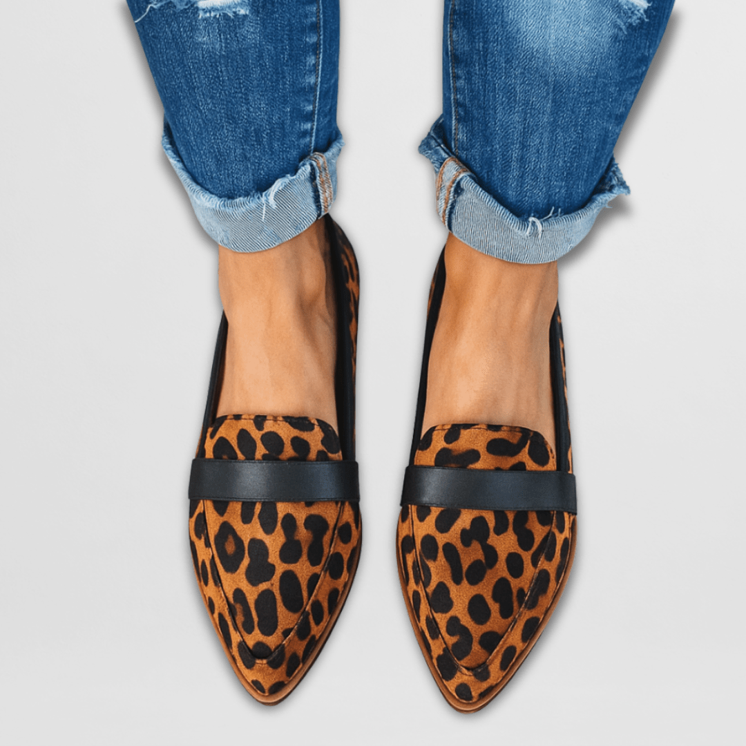 Helen | Loafers Pointed Toe Suede Slip On Orthopedic Flat