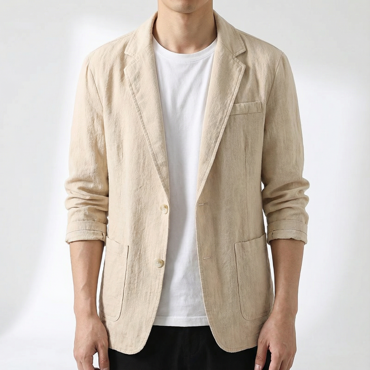 Alaster | Men's Linen Blend Tailored Smart Casual Jacket