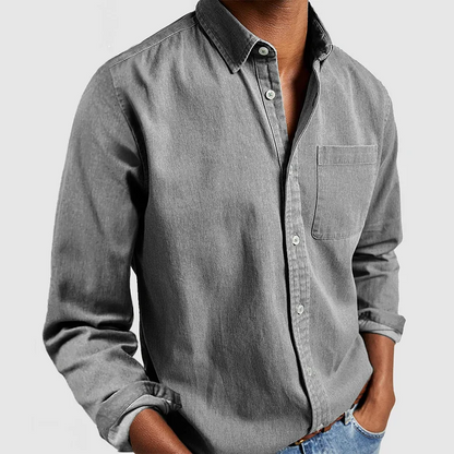 Hollis | Men's Smart Casual Tailored Long Sleeve Button Shirt