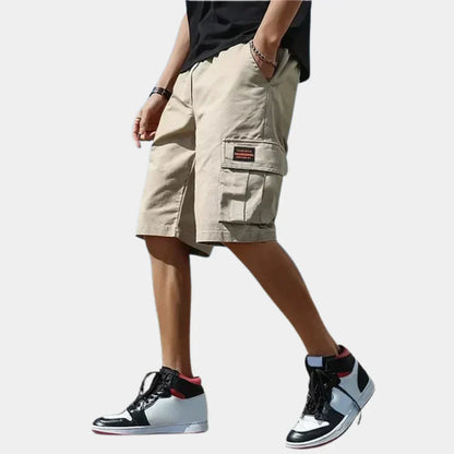Marlow | Men's Cargo Loose Fit Knee Length Shorts