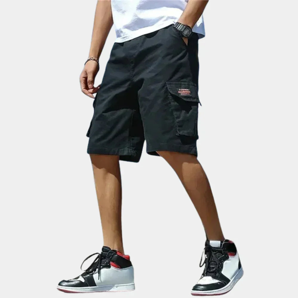 Marlow | Men's Cargo Loose Fit Knee Length Shorts