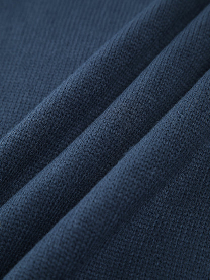 Isolvra | Women's Ribbed Roll Neck Oversized Knit Jumper
