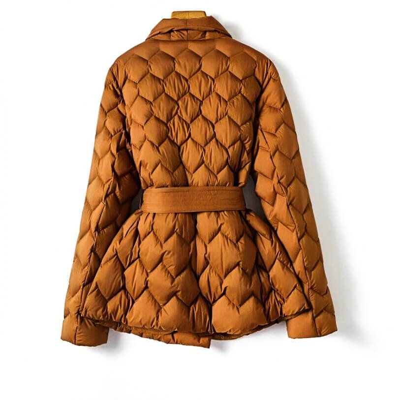 Cordelia | Women's Quilted Belted Down Puffer Coat