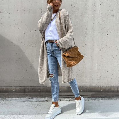 Wrenna | Women's Relaxed Fit Longline Knitted Cardigan