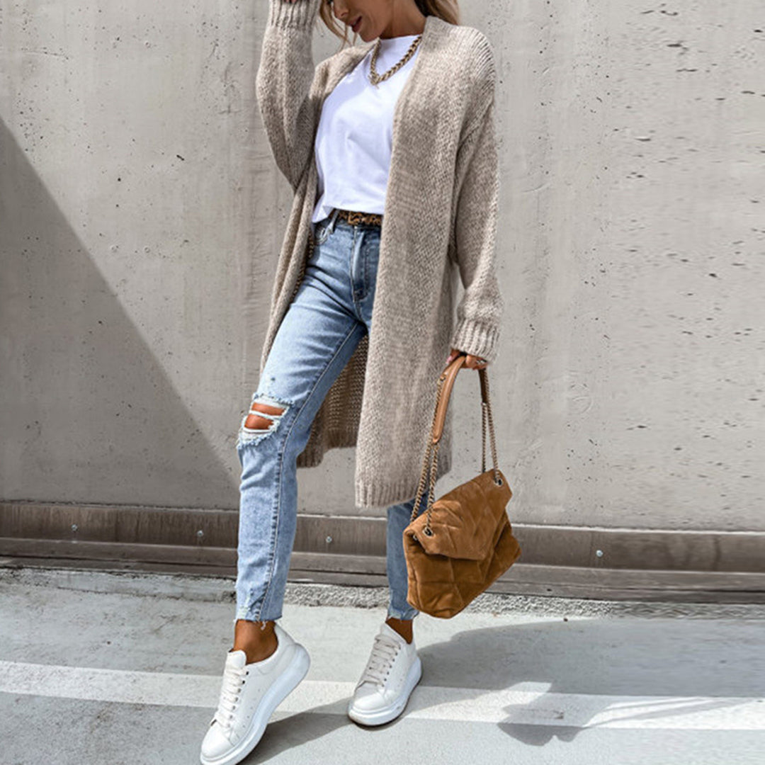 Wrenna | Women's Relaxed Fit Longline Knitted Cardigan