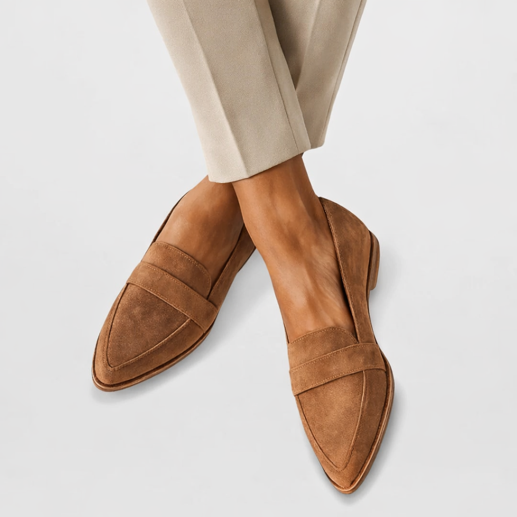 Gwendra | Women's Soft Suede Pointed Toe Loafer