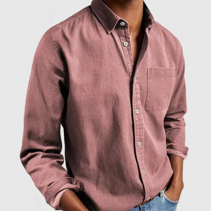 Hollis | Men's Smart Casual Tailored Long Sleeve Button Shirt