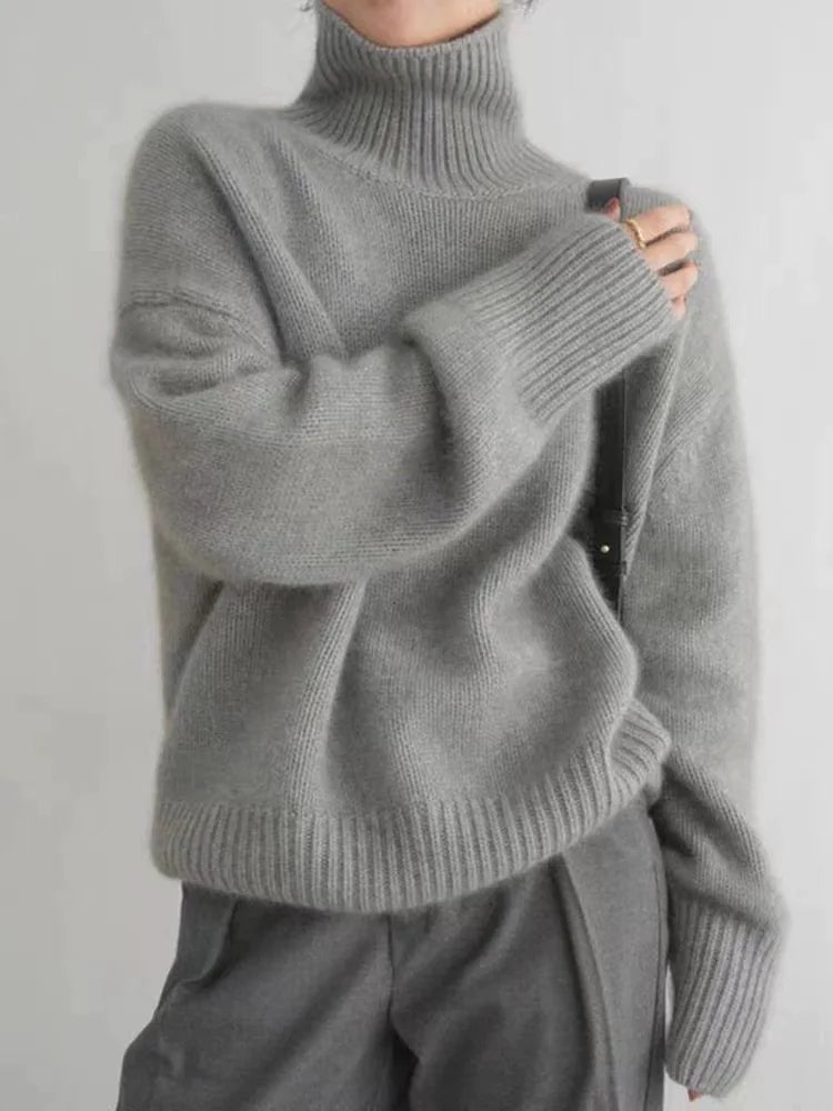 Marlowe | Women's Rollneck Soft Knit Semi-Fit Jumper