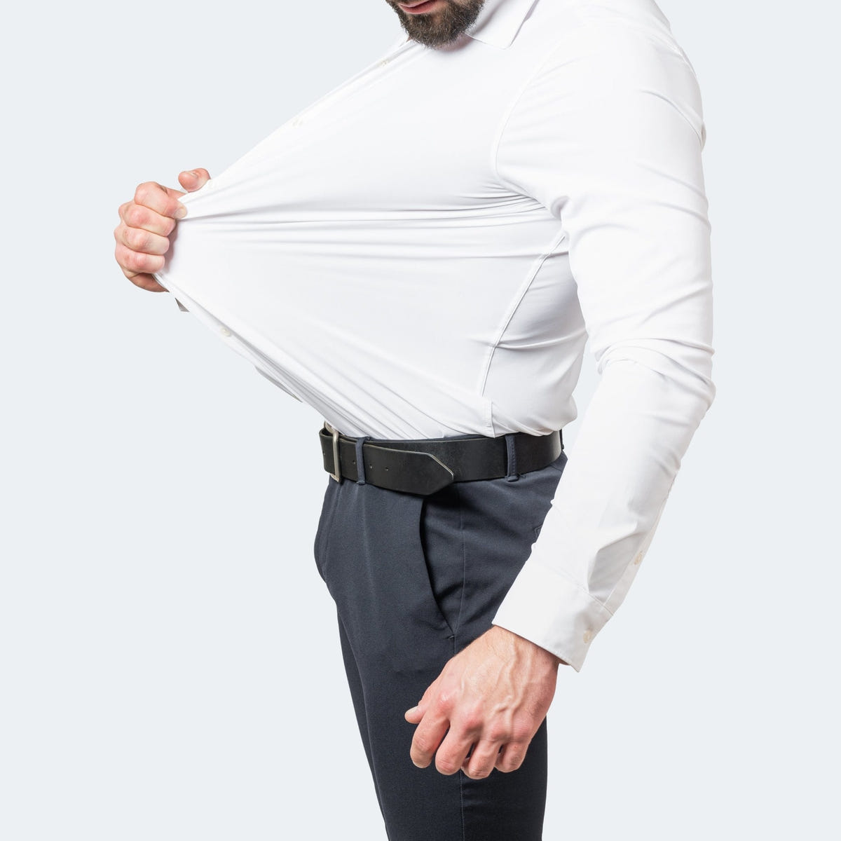 Ashford | Men's Slim Fit Stretch Wrinkle-Resistant Long Sleeve Shirt