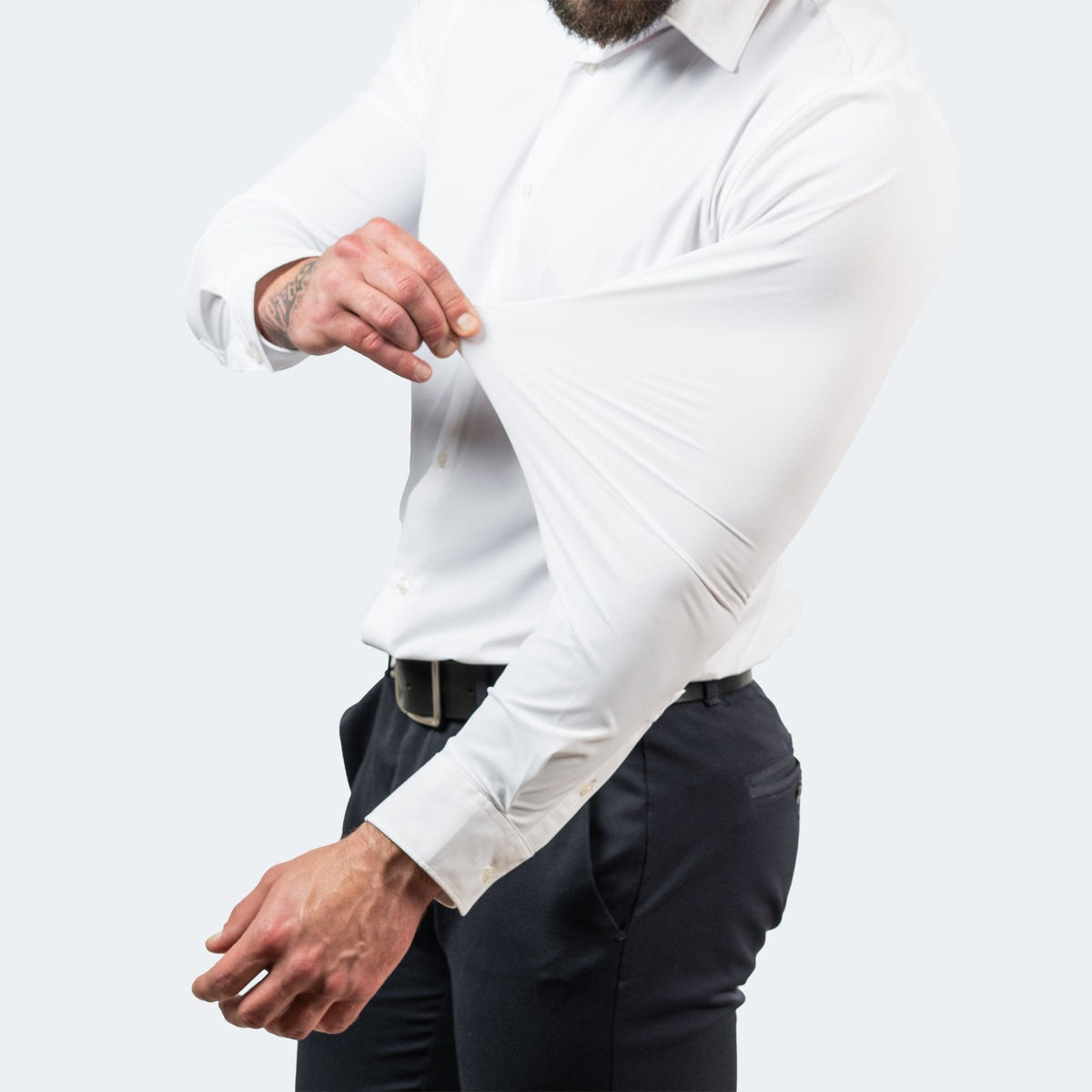 Ashford | Men's Slim Fit Stretch Wrinkle-Resistant Long Sleeve Shirt