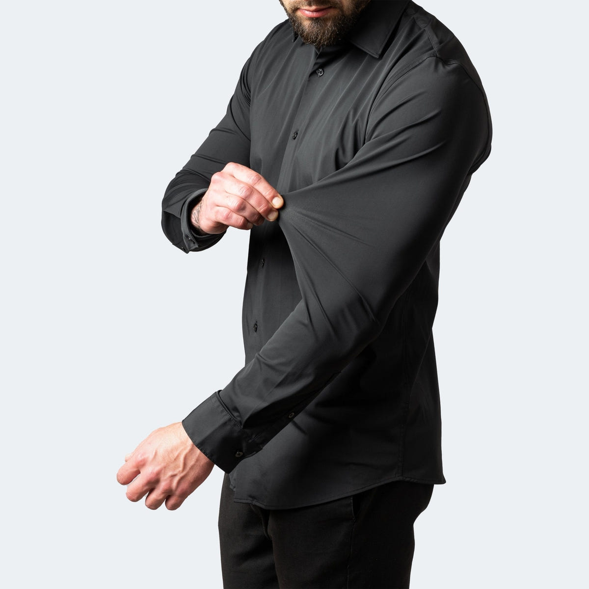 Ashford | Men's Slim Fit Stretch Wrinkle-Resistant Long Sleeve Shirt